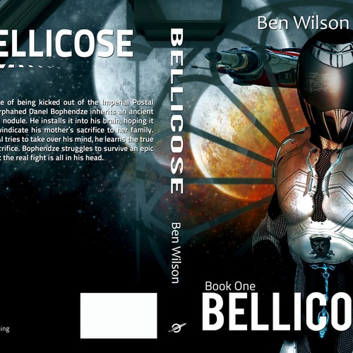 Sci-Fi Novel Cover Design, Start of Series. Design by DHMDesigns