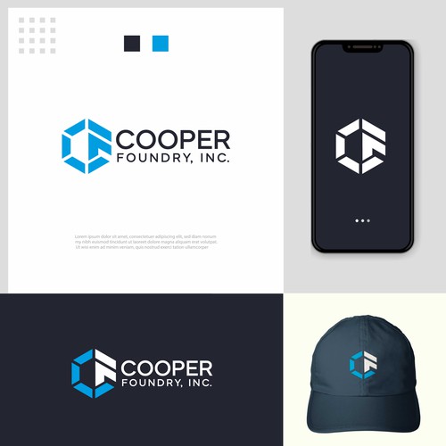 50 YEAR FOUNDRY LOGO|EMBLEM REDESIGN Diseño de rouf_art