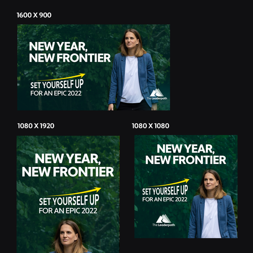 New Year, New Frontier Workshop Banner Réalisé par Jey Trendy