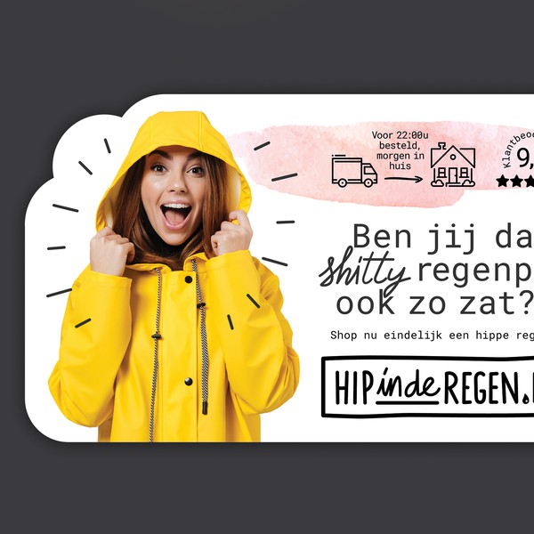 Magnetic Car Sign for Fashion Industry Client