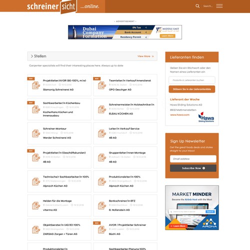 Web page design contest entry by OMGuys™