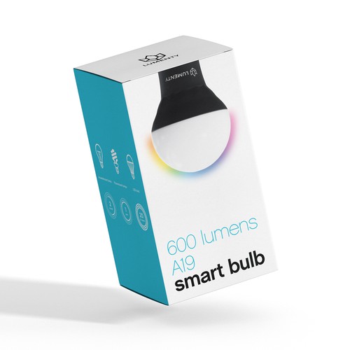 We need to create a sophisticated package for smart lamps. Design by Pure-Design