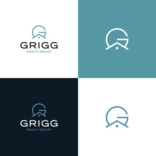 "Modern, Minimal Logo Design for Boutique Real Estate Brand (Grigg Realty Group)" winning Brand starter pack