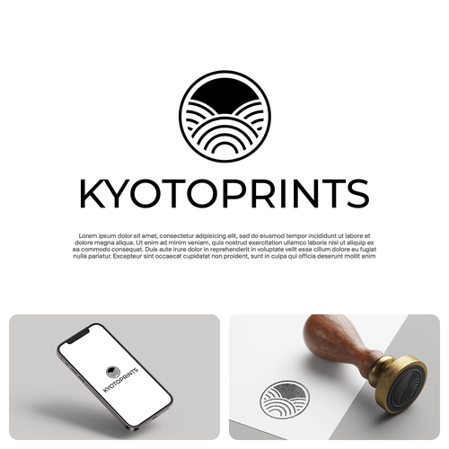 Design a modern minimalist logo for a Japanese art gallery Diseño de firmanoid