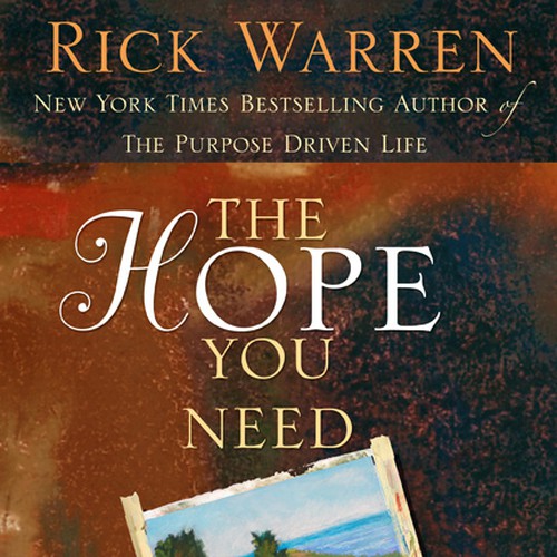 Design Rick Warren's New Book Cover Design by flower child