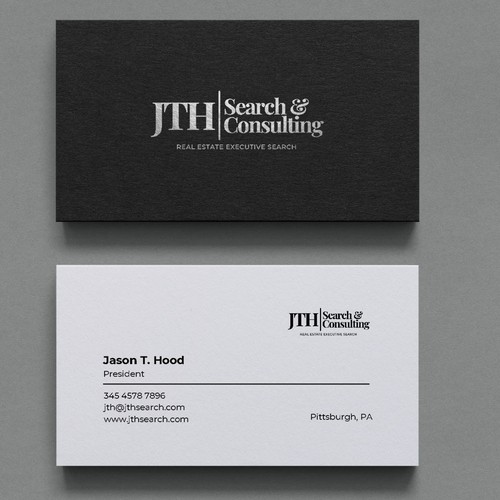 Design Business Card Design for Executive Search Firm por Xclusive16