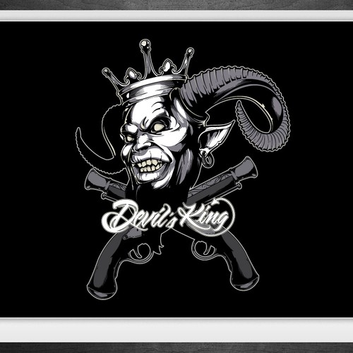 Devil's King Pirate Flag Design von _Trickster_