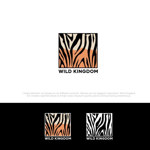 Design a logo for my artwork inspired by exotic animals! “Wild Kingdom Art” Design réalisé par SiddhArt