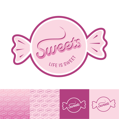 Logo for scandinavian high end Pick N Mix candy store Design by AlessandraVBranding