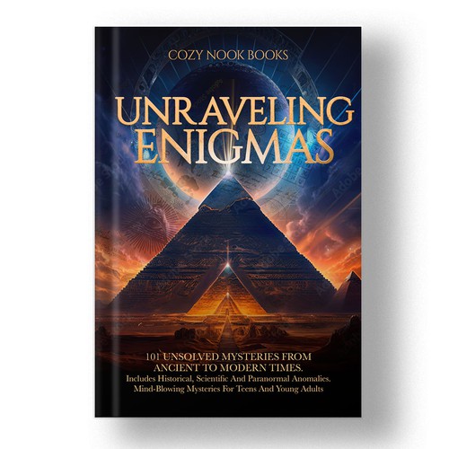 Book Cover Design for Unsolved Mysteries Book Design by R.Adell