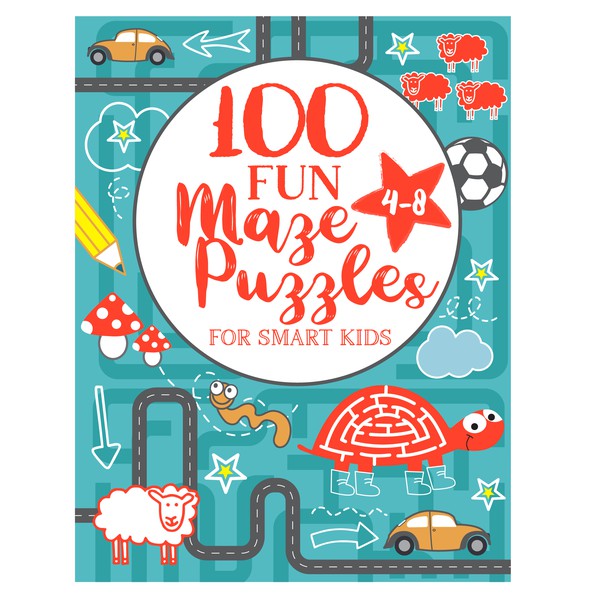 Fun cover design for activity book