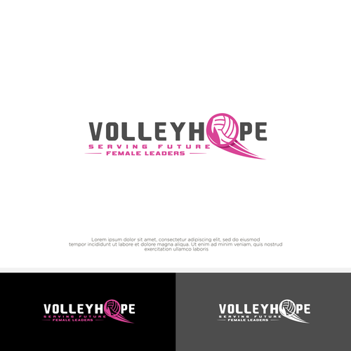 Design a vibrant woman empowering logo that portrays inclusivity and opportunity to play volleyball! Design by rzaltf