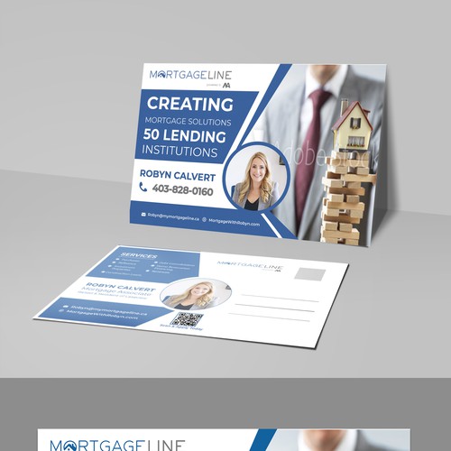 Postcard for Mortgage Broker Design réalisé par idea@Dotcom