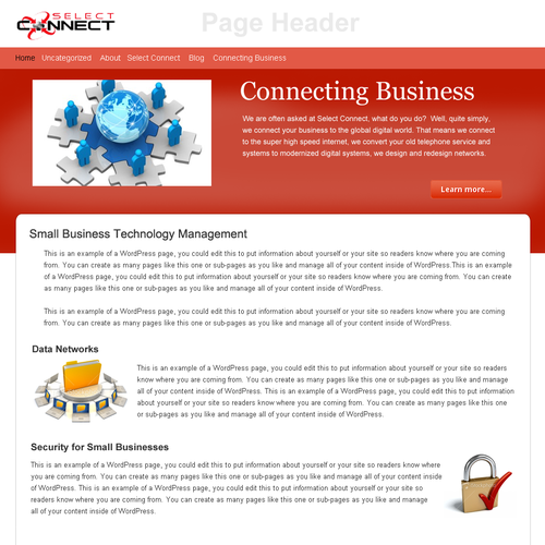 1-3 Page Website Template Design von Zai Creatives