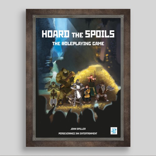 Hoard The Spoils Fantasy Role-playing game book cover Design by lynxS