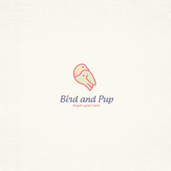 Design by #pratama titled "Logo for Bird and Pup"