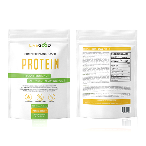 ***GUARANTEED PRIZE*** - LABEL DESIGN for Protein Powder -*****NEW***** Design by Pice Wilf