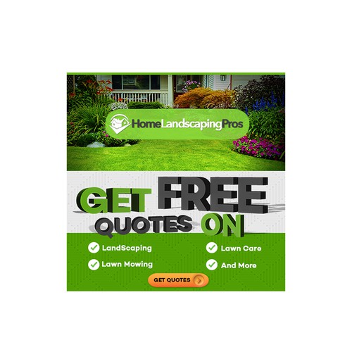 Fun and Exciting Landscaping Banner Ad Design by asser elnagar