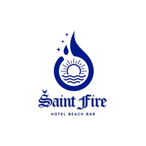 Saint Fire- hotel logo Design by The Last Hero™