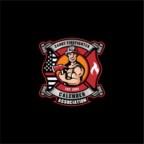 Sexy Firefighter Calendar Design by Zamzami