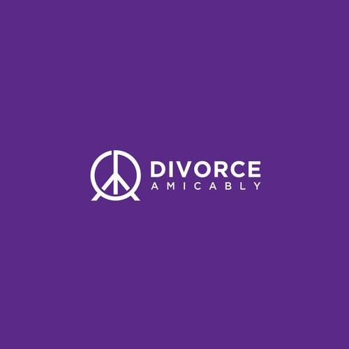 Logo for a new, healthy way for reasonable people to divorce Design by Nozeda