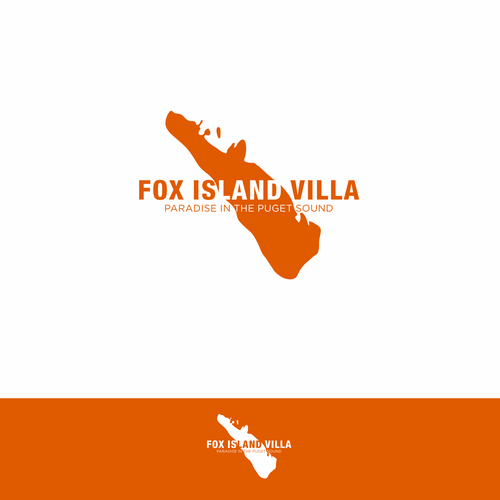 Design a Vacation Home Logo that Depicts Paradise on Fox Island Design by SWARN " O