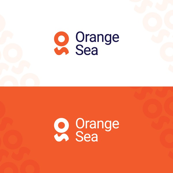 Orange Sea- Powerful & Elegant Logo for Expanding Global Corporation