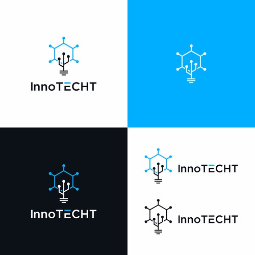 InnoTECHT - new logo based on existing logo but R+D Design by eonesh