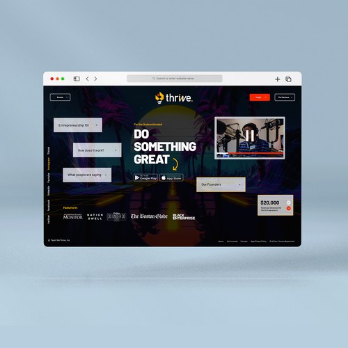 Forbes-listed company needs website for Gen-Z users Design by Creative_Ahmed