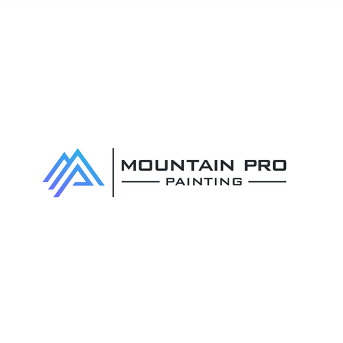 High-end, tech-focused Colorado painting company brand package Design by adam.h™