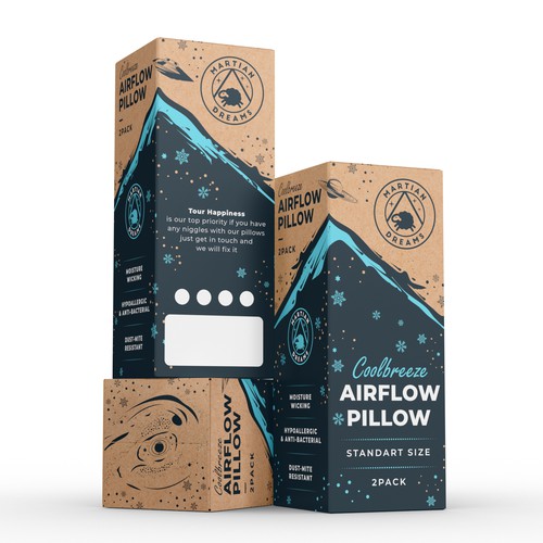 Fun Carton Design for a Super Airflow Pillow Design by Ny.Studio's