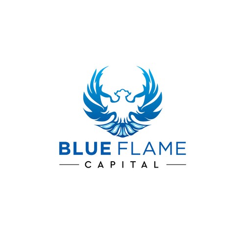We need a Blue Flame Logo worthy of classic car hood status...but not...really. Design by DaaCreations