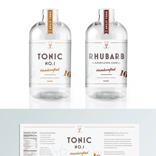 Create a custom group of labels for cocktail mixes! Design by Mat W