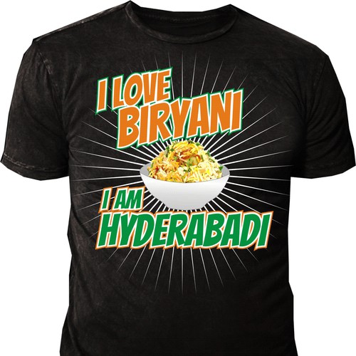 Inspired by Hyderabadi Biryani Design by scitex