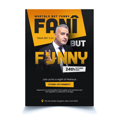 Poster design for Stand up Show Design by Tan-D