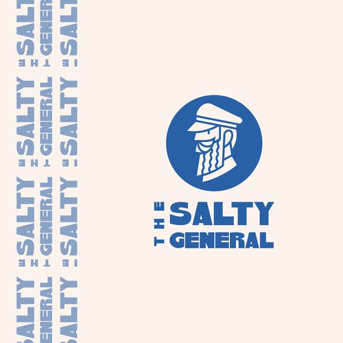 Salty New England General Store / sandwich shop combining classic text & modern imagery Design by Nacer Filez