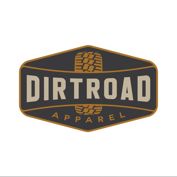 Bold badge design for Dirtroad Apparel