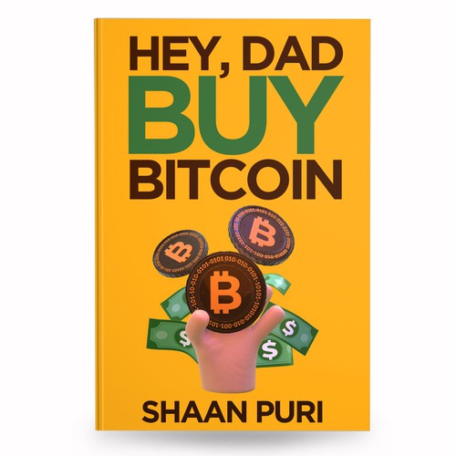 Bitcoin Book Cover Contest! Design by anisha umělec