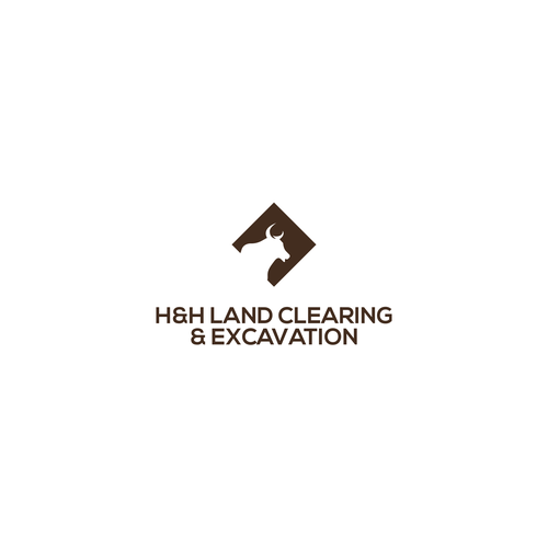 LOGO AND LETTER HEAD FOR H&H LAND CLEARING AND EXEXCAVATION-ontwerp door maiki