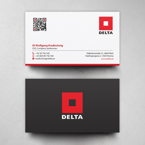 DELTA Business Card Relaunch Design réalisé par chandrayaan.creative