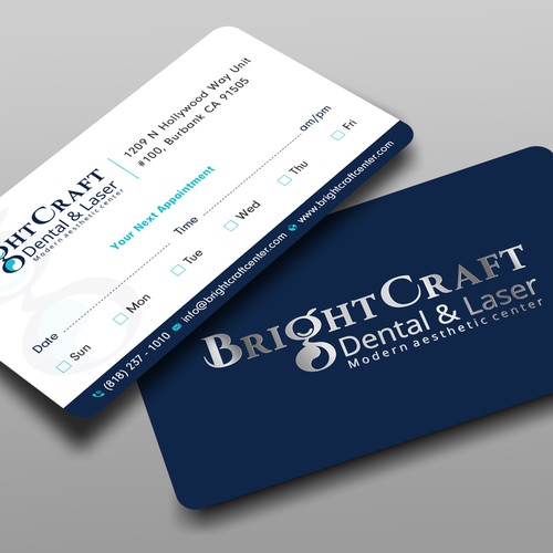 Modern Dental and Medical SPA business card Design réalisé par prosenjit_P