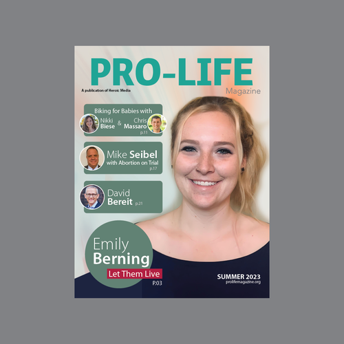 Magazine Cover for Pro-Life Non-Profit Diseño de BengsWorks