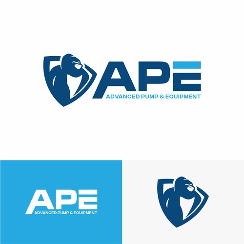APE (Advanced Pump and Equipment) logo redesign Design by Aanz ✅