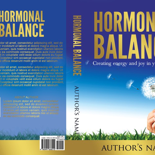 Cover Design for an Amazon Bestseller!Book Title "How to gain Hormonal
Balance" book Subtitle " Creating energy and joy  Design by Mila.