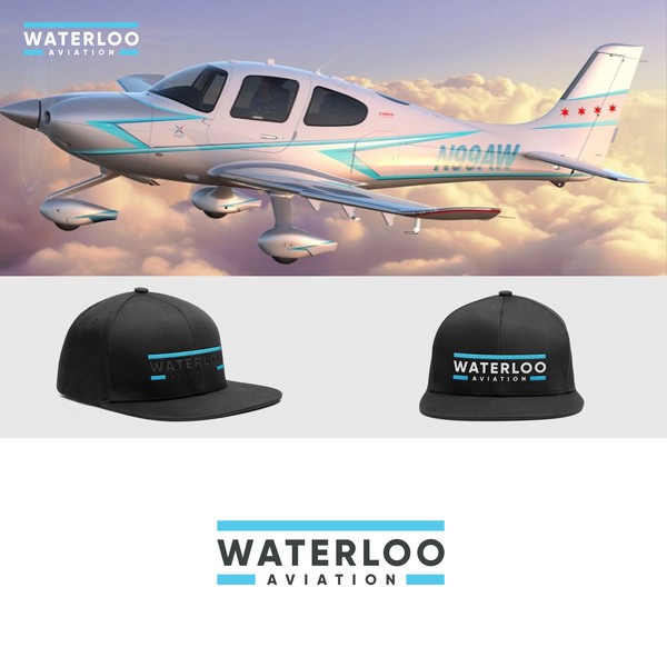 Design by RUSH.3 titled "WATERLOO AVIATION"