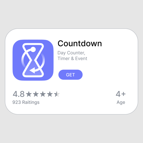 iOS Countdown App Icon Redesign Design von Archer Agent
