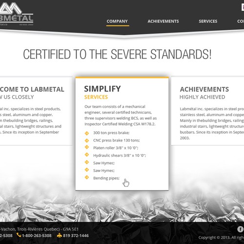 Web page design contest entry by AxilSolutions