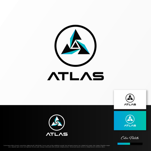 Abstract logo for crypto project Design by Direwolf Design