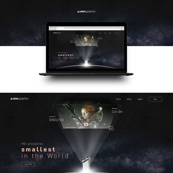 World's smallest HD projector