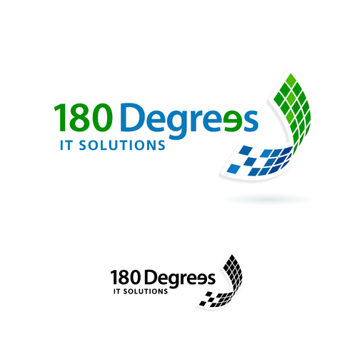 New logo wanted for 180 Degrees IT Solutions Réalisé par musework